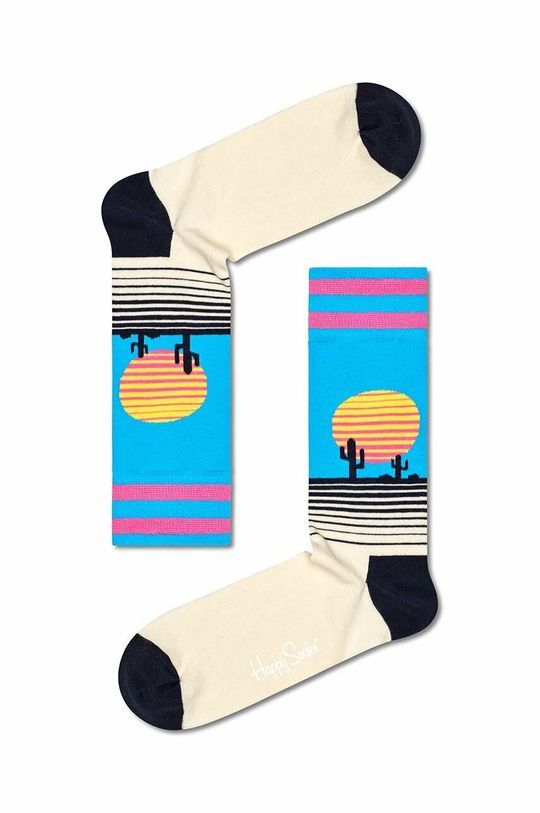 Шкарпетки Happy Socks Sunset колір бірюзовий