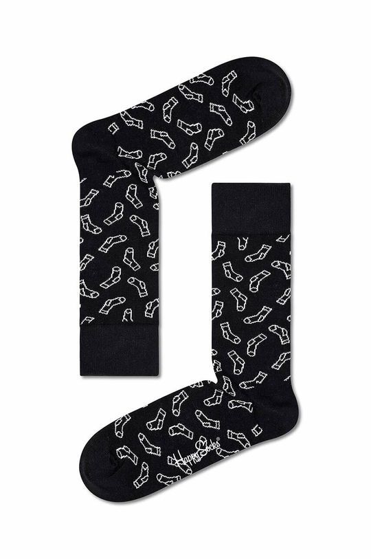 Шкарпетки Happy Socks Black Socks колір чорний