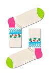 Шкарпетки Happy Socks Palm Beach 1/2 Crew колір білий