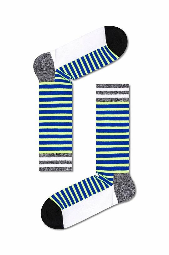 Шкарпетки Happy Socks Light Green Neon Stripe колір барвистий