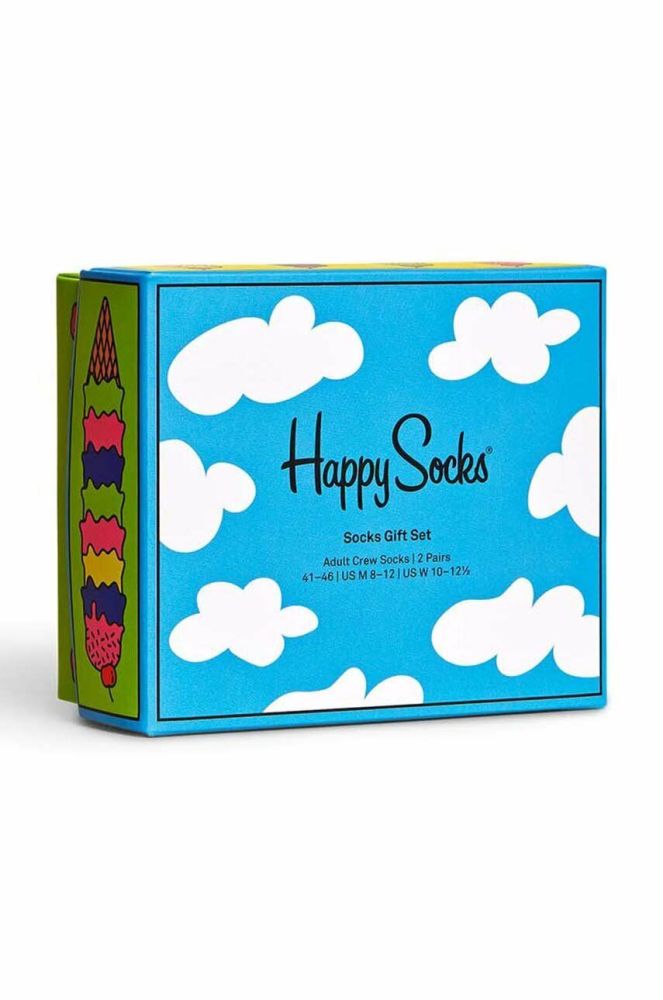 Шкарпетки Happy Socks Sunny Days 2-pack колір блакитний