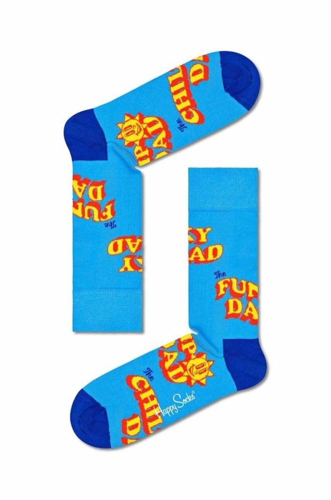 Шкарпетки Happy Socks Father Of The Years 3-pack колір барвистий фото 5