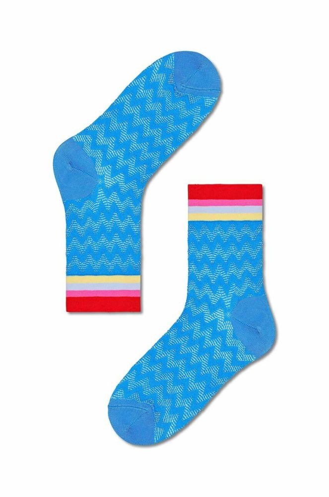 Шкарпетки Happy Socks Blue Fatima Ankle колір блакитний