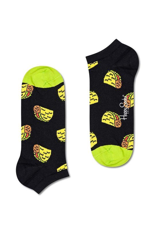 Шкарпетки Happy Socks Taco Low Sock колір чорний