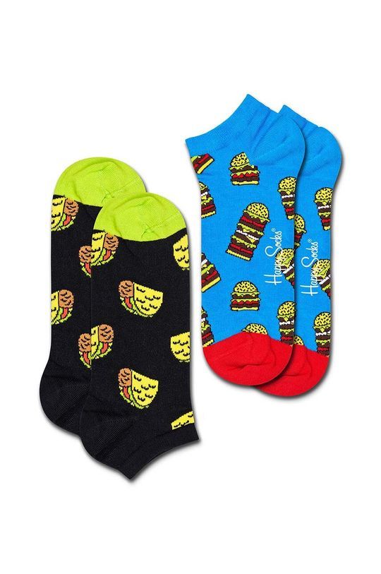 Шкарпетки Happy Socks Foodie Low Sock 2 шт. колір барвистий