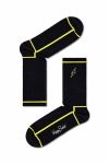 Шкарпетки Happy Socks Flash колір чорний