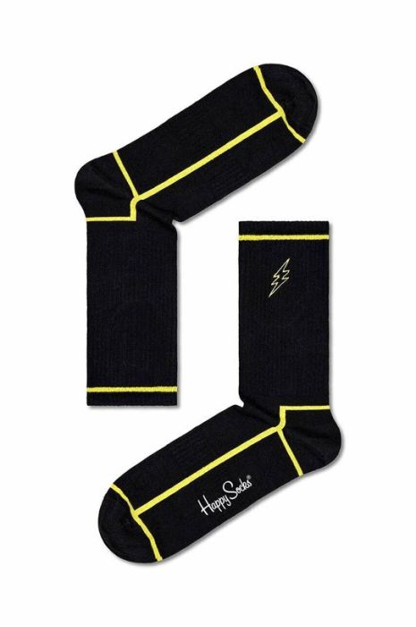 Шкарпетки Happy Socks Flash колір чорний