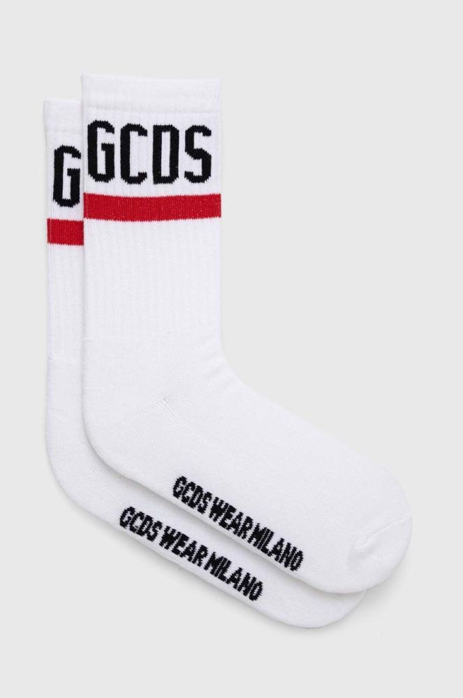 Шкарпетки GCDS колір білий