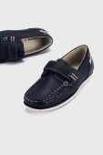 Дитячі шкіряні мокасини Mayoral колір синій (2954610)