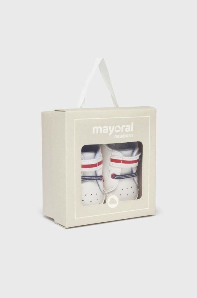 Кросівки для немовлят Mayoral Newborn колір білий фото 7