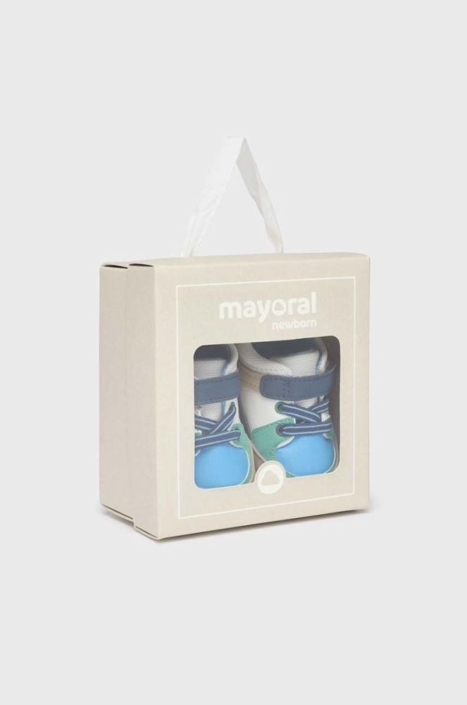 Кросівки для немовлят Mayoral Newborn колір блакитний фото 6