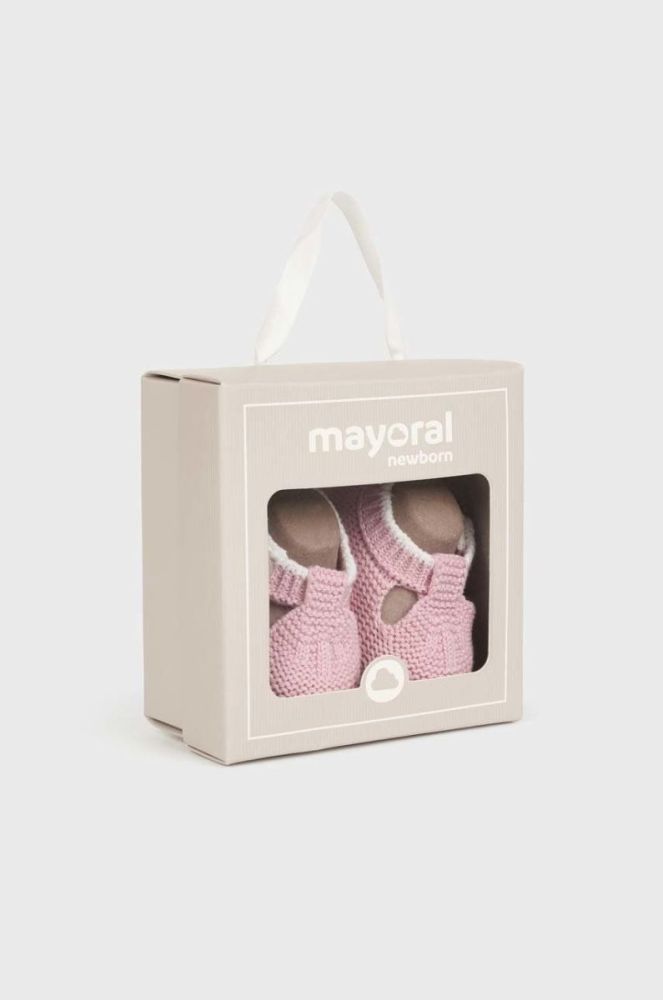 Черевики для немовля Mayoral Newborn колір рожевий (2961241) фото 5