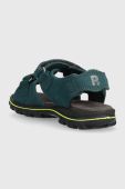 Дитячі замшеві сандалі Primigi колір зелений