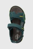 Дитячі замшеві сандалі Primigi колір зелений