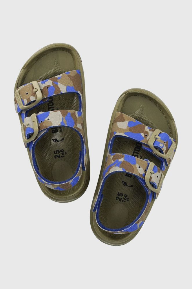 Дитячі сандалі Birkenstock Mogami колір зелений (2968362)