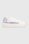 Шкіряні кросівки Karl Lagerfeld KL62210 MAXI KUP колір білий (2904012) Шкіряні кросівки Karl Lagerfeld KL62210 MAXI KUP колір білий (2904012)