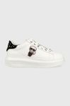 Шкіряні кросівки Karl Lagerfeld KL62547 KAPRI колір білий Шкіряні кросівки Karl Lagerfeld KL62547 KAPRI колір білий