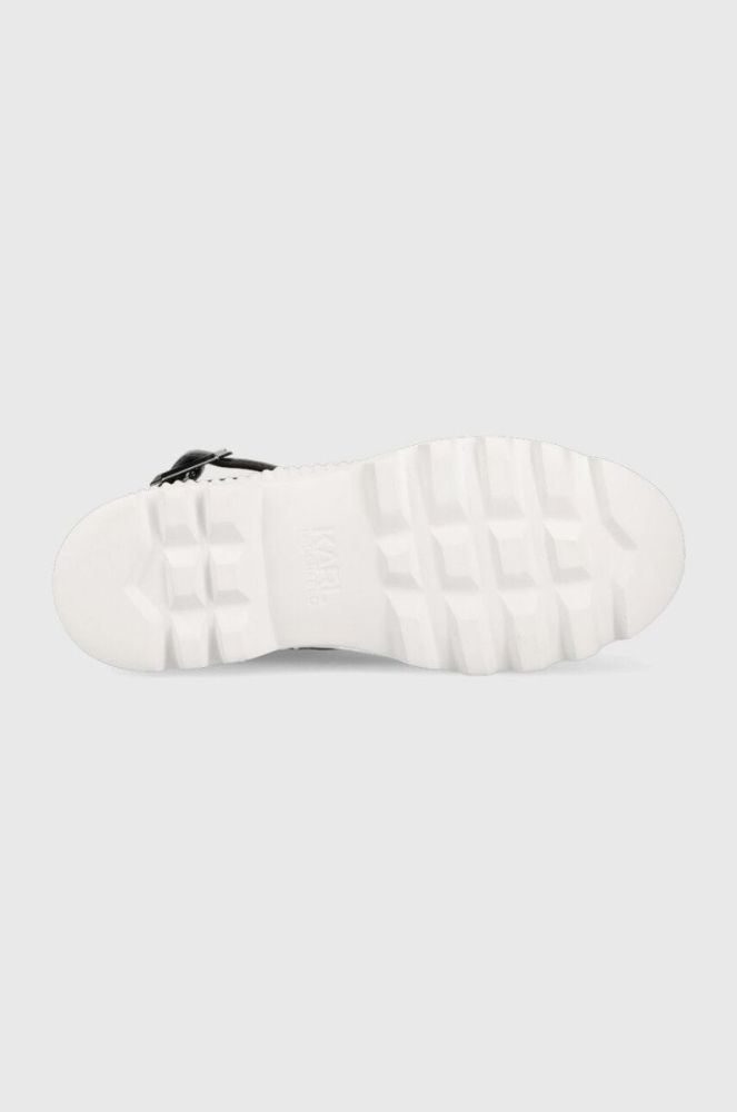 Черевики Karl Lagerfeld KL42546 TREKKA II жіночі колір чорний на платформі фото 5