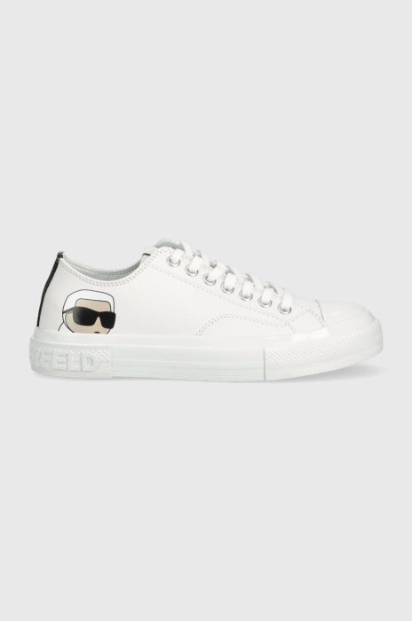 Шкіряні кеди Karl Lagerfeld KL60315 KAMPUS III жіночі колір білий