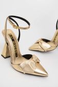 Шкіряні туфлі Kat Maconie Maren колір золотий