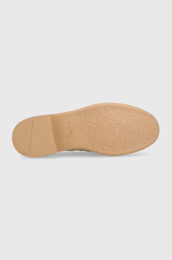 Мокасини Aldo Haya жіночі колір бежевий на плоскому ходу фото 5