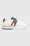 Кросівки Tommy Jeans En0en02055 Cleat Low колір білий Кросівки Tommy Jeans En0en02055 Cleat Low колір білий