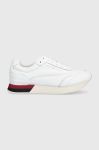 Кросівки Tommy Hilfiger FW0FW06836 LUX LEATHER SNEAKER колір білий Кросівки Tommy Hilfiger FW0FW06836 LUX LEATHER SNEAKER колір білий