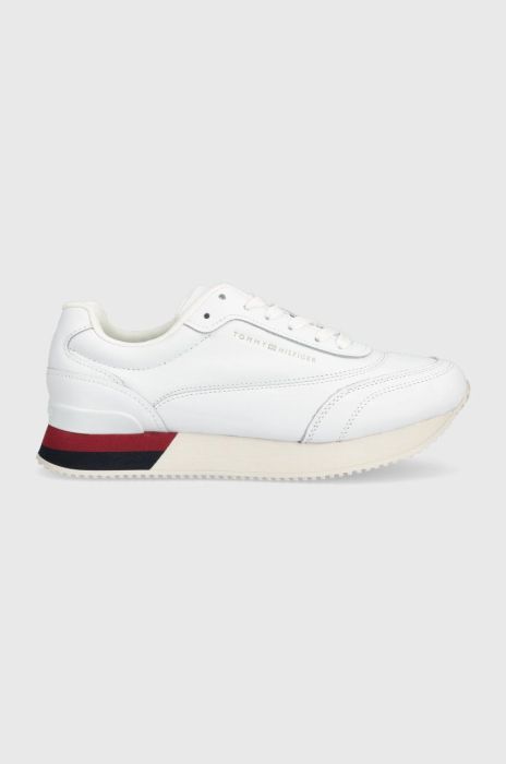 Кросівки Tommy Hilfiger FW0FW06836 LUX LEATHER SNEAKER колір білий