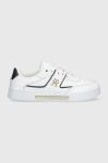 Шкіряні кросівки Tommy Hilfiger Th Prep Court Sneaker колір білий Шкіряні кросівки Tommy Hilfiger Th Prep Court Sneaker колір білий