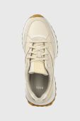Шкіряні кросівки BOSS Jonah колір бежевий 50486379