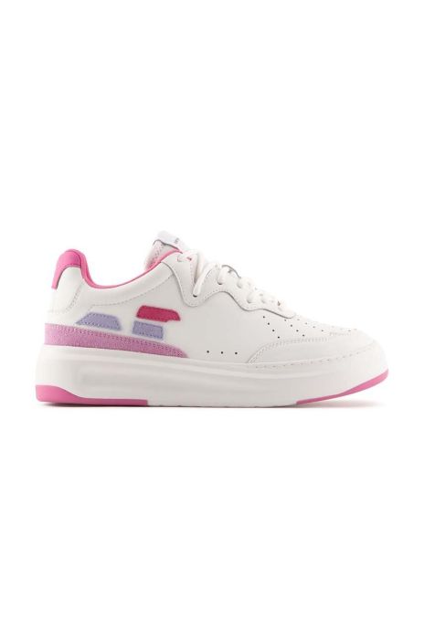 Шкіряні кросівки Emporio Armani X3X182 XN827 N862 колір білий X3X182 XN827 N862