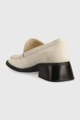 Замшеві туфлі Vagabond Shoemakers BLANCA жіночі колір бежевий каблук блок 5417.640.02