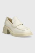 Шкіряні туфлі Vagabond Shoemakers DORAH жіночі колір бежевий каблук блок 5542.001.02 Шкіряні туфлі Vagabond Shoemakers DORAH жіночі колір бежевий каблук блок 5542.001.02