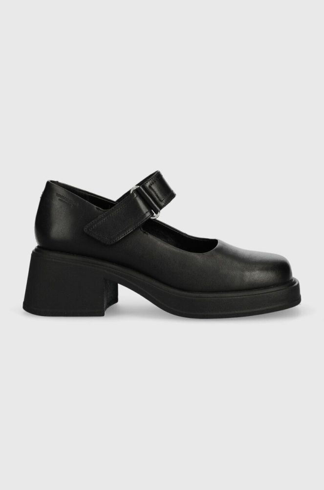 Шкіряні туфлі Vagabond Shoemakers DORAH колір чорний каблук блок 5542.101.20