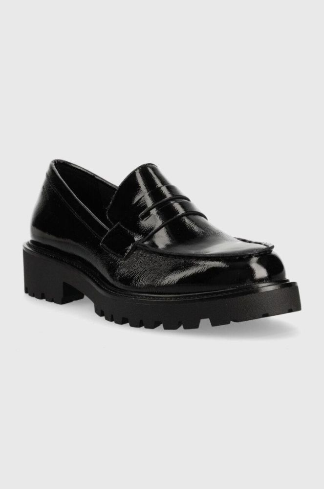 Шкіряні мокасини Vagabond Shoemakers KENOVA жіночі колір чорний на плоскому ходу 5241.360.20 фото 2