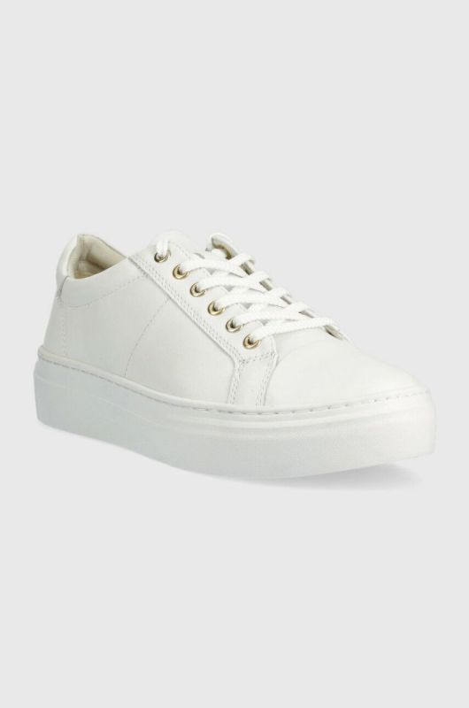 Шкіряні кросівки Vagabond Shoemakers ZOE PLATFORM колір білий 5327.501.01 фото 2