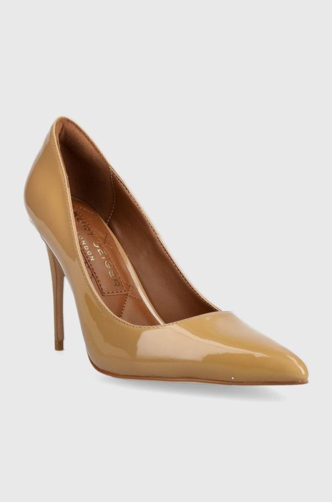 Шкіряні туфлі Kurt Geiger London Belgravia колір коричневий 9312148309 фото 2