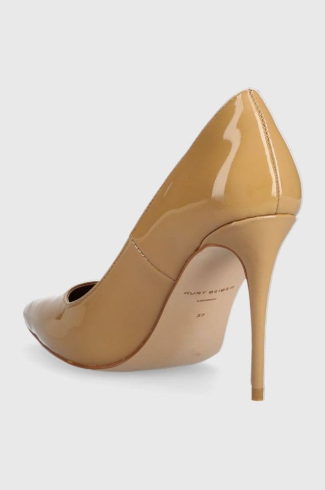 Шкіряні туфлі Kurt Geiger London Belgravia колір коричневий 9312148309 фото 3