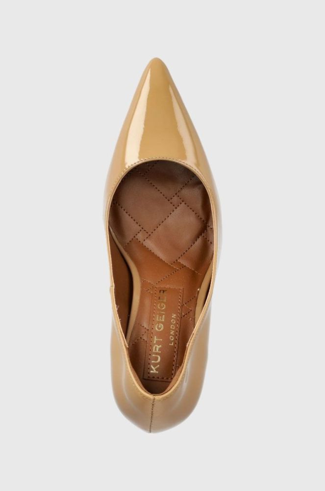 Шкіряні туфлі Kurt Geiger London Belgravia колір коричневий 9312148309 фото 4