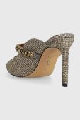 Шльопанці Kurt Geiger London Duke колір золотий
