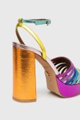 Шкіряні сандалі Kurt Geiger London Pierra 8882269109 колір барвистий