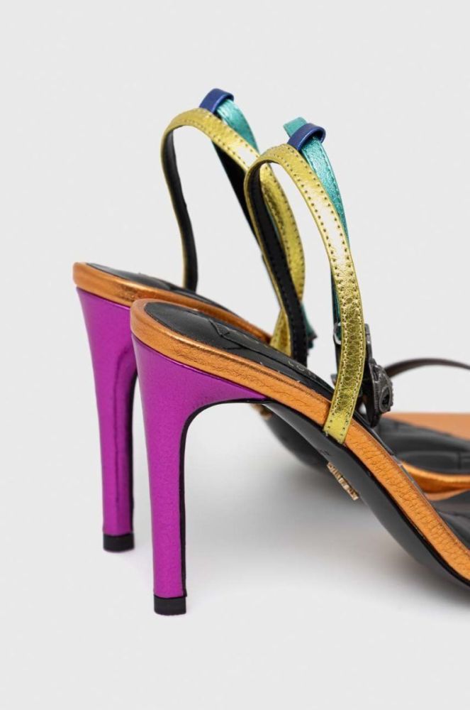 Шкіряні сандалі Kurt Geiger London Shoreditch колір барвистий фото 3