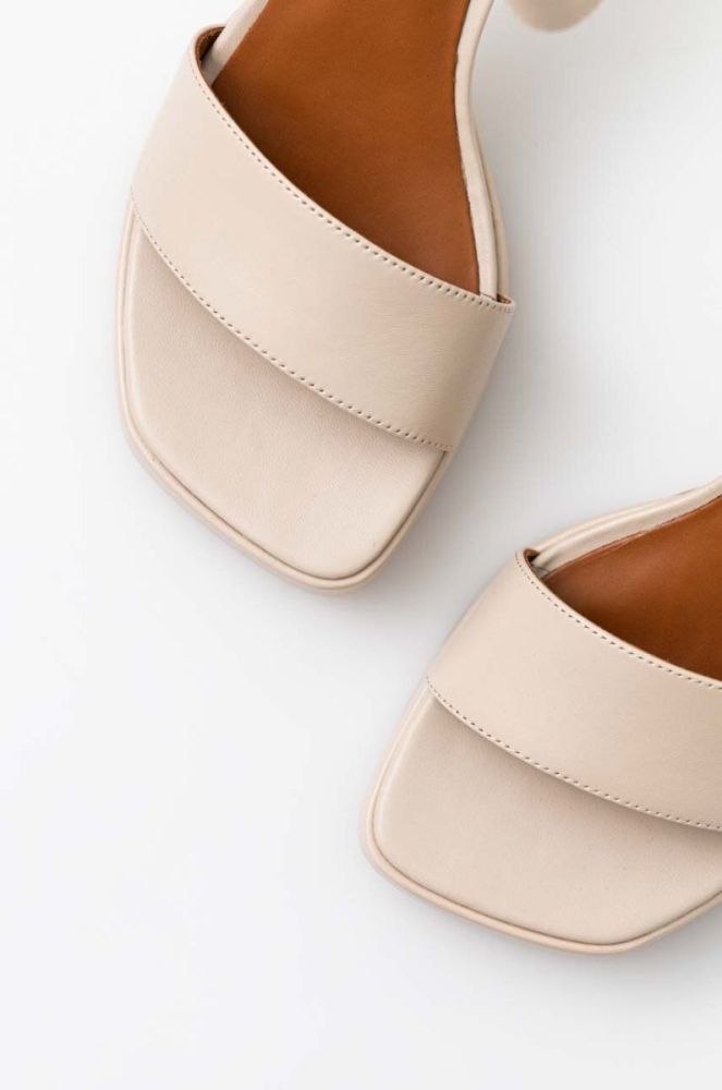 Шкіряні сандалі Vagabond Shoemakers FIONA колір бежевий 5515.001.02 фото 4
