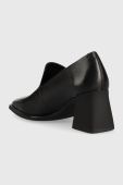 Шкіряні туфлі Vagabond Shoemakers Hedda колір чорний каблук блок 5503.001.20