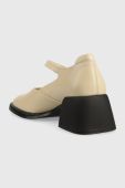 Шкіряні туфлі Vagabond Shoemakers ANSIE колір бежевий каблук блок 5445.201.32