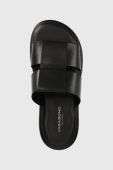 Шкіряні шльопанці Vagabond Shoemakers Nate жіночі колір чорний 5593.001.20