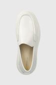 Шкіряні мокасини Vagabond Shoemakers STACY колір білий на платформі 5522.101.01