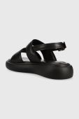 Шкіряні сандалі Vagabond Shoemakers BLENDA жіночі колір чорний на платформі 5519.501.20