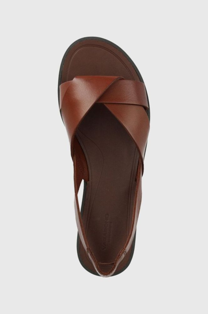 Шкіряні сандалі Vagabond Shoemakers TIA 2.0 жіночі колір коричневий 5531.001.27 фото 4