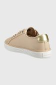 Кеди Tommy Hilfiger LACE UP VULC SNEAKER жіночі колір бежевий FW0FW06957